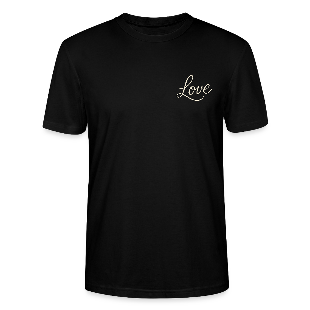 Love - Bio Unisex T-Shirt - Schwarz