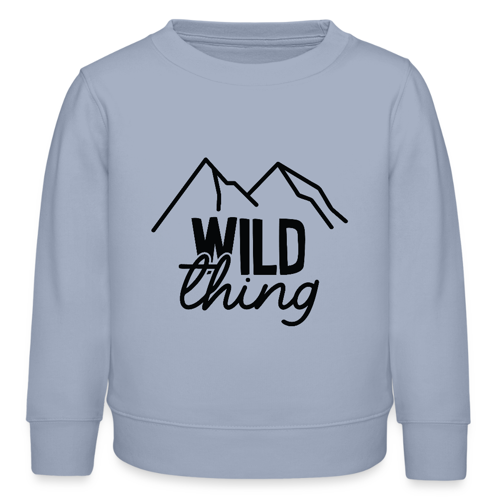 wild thing -  Bio Kinder Sweatshirt - Lavendel-Violett