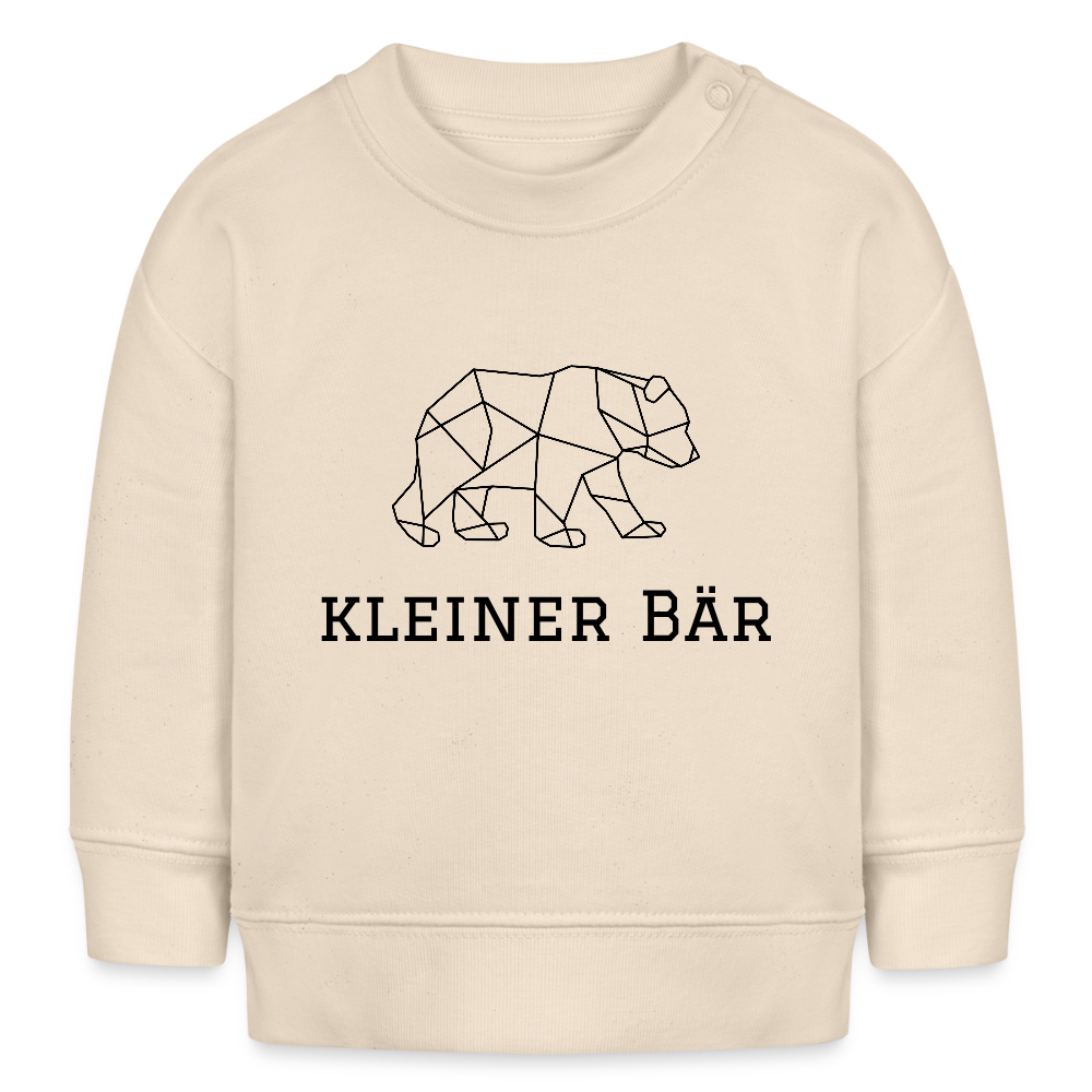 Kleiner Bär Bio-Sweatshirt - Weißgrau