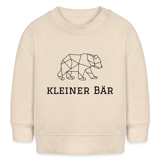 Kleiner Bär Bio-Sweatshirt - Weißgrau