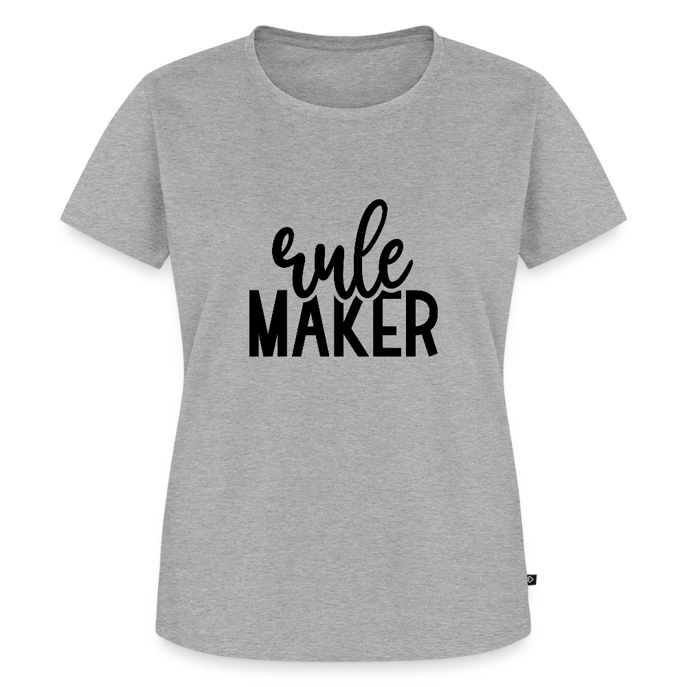 Rule Maker - Frauen Premium T-Shirt - Grau meliert