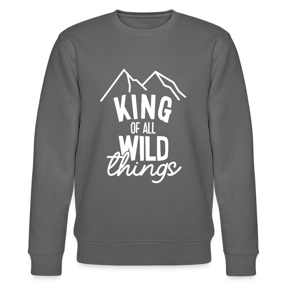 King of all wild things - Bio Unisex Sweatshirt - Anthrazit