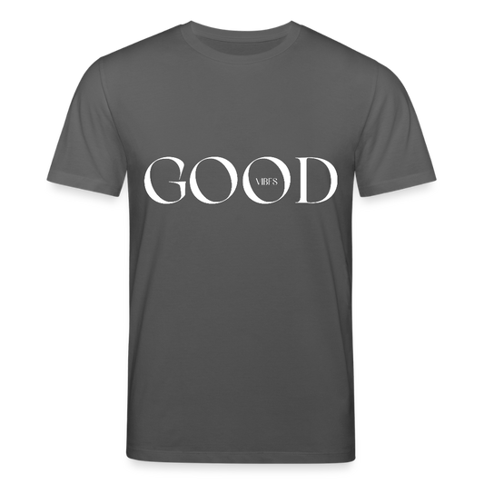 Good Vibes - Bio Unisex T-Shirt - Anthrazit