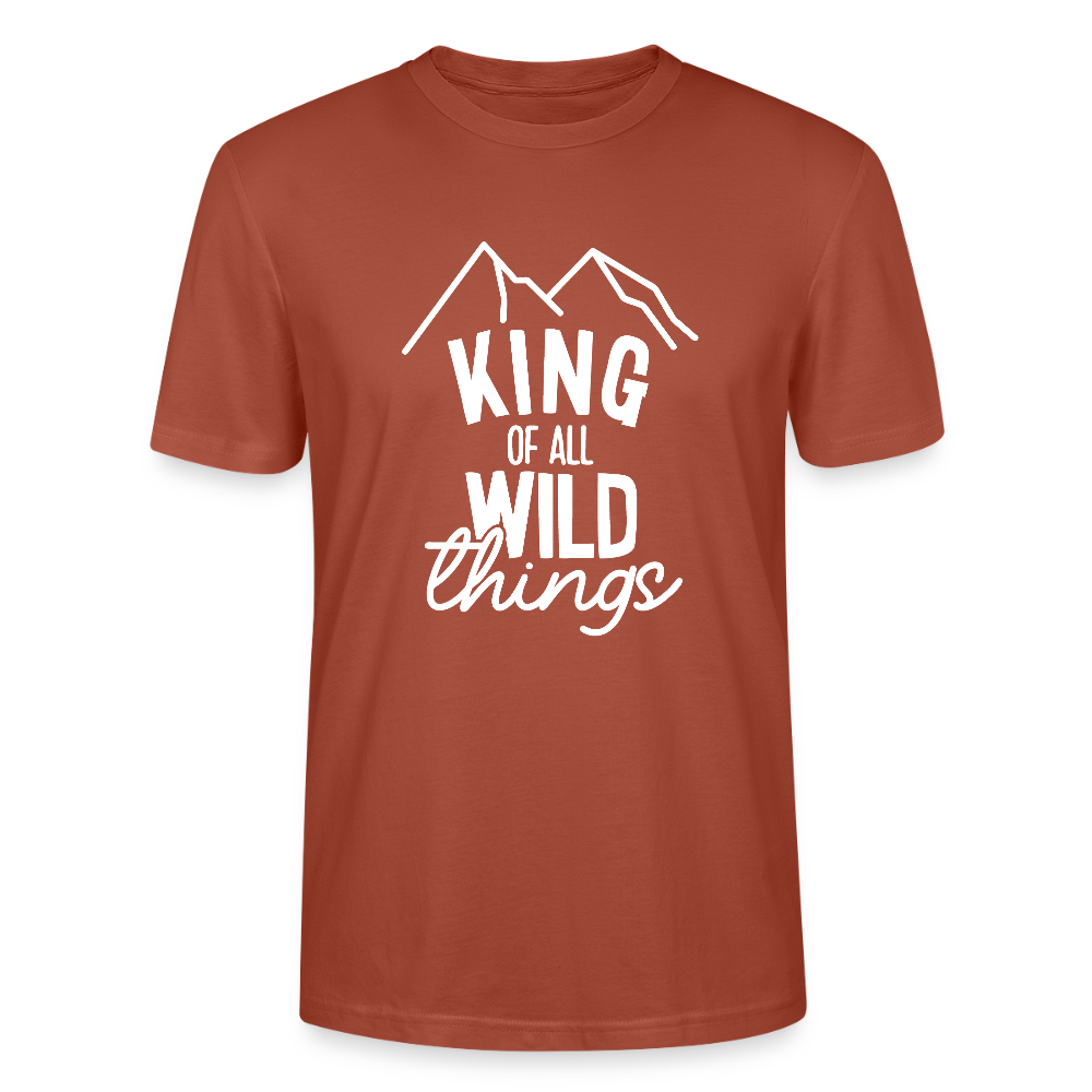 King of all wild things - Bio Unisex T-Shirt - Terrakotta