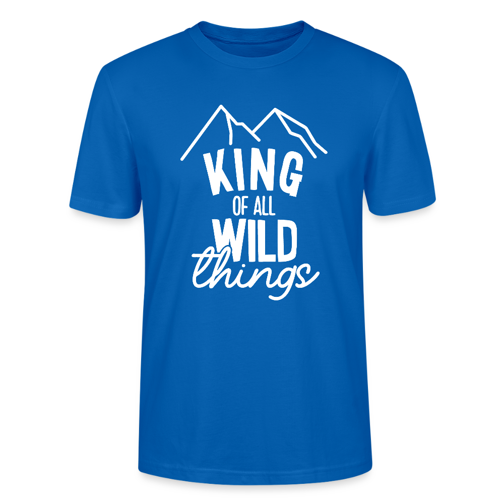 King of all wild things - Bio Unisex T-Shirt - Pfauenblau