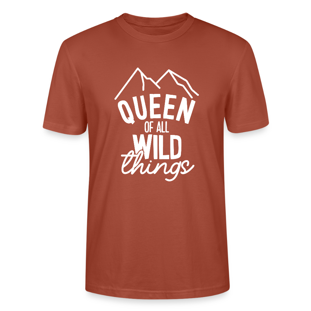Queen of all wild things - Bio Unisex T-Shirt - Terrakotta
