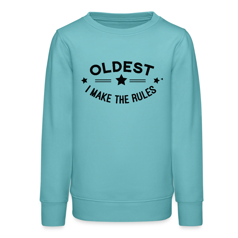 Oldest - Bio Teenager Sweatshirt - Pastelltürkis