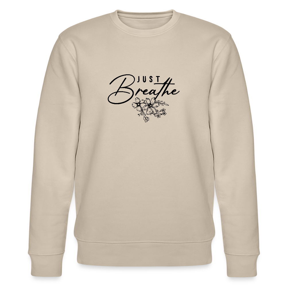 Just Breathe - Bio Unisex Sweatshirt - Beige