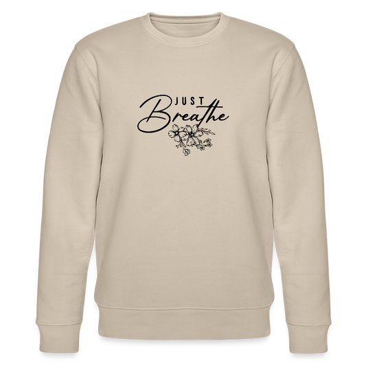 Just Breathe - Bio Unisex Sweatshirt - Beige