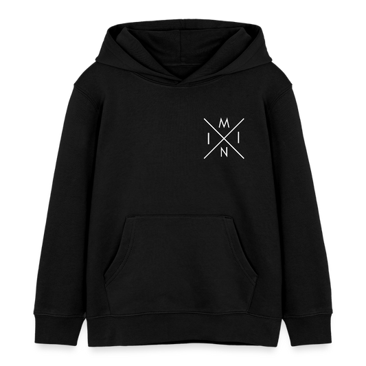 Mini - Bio Kinder Hoodie - Schwarz