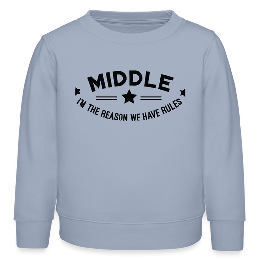 Middle - Bio Kinder Sweatshirt - Lavendel-Violett