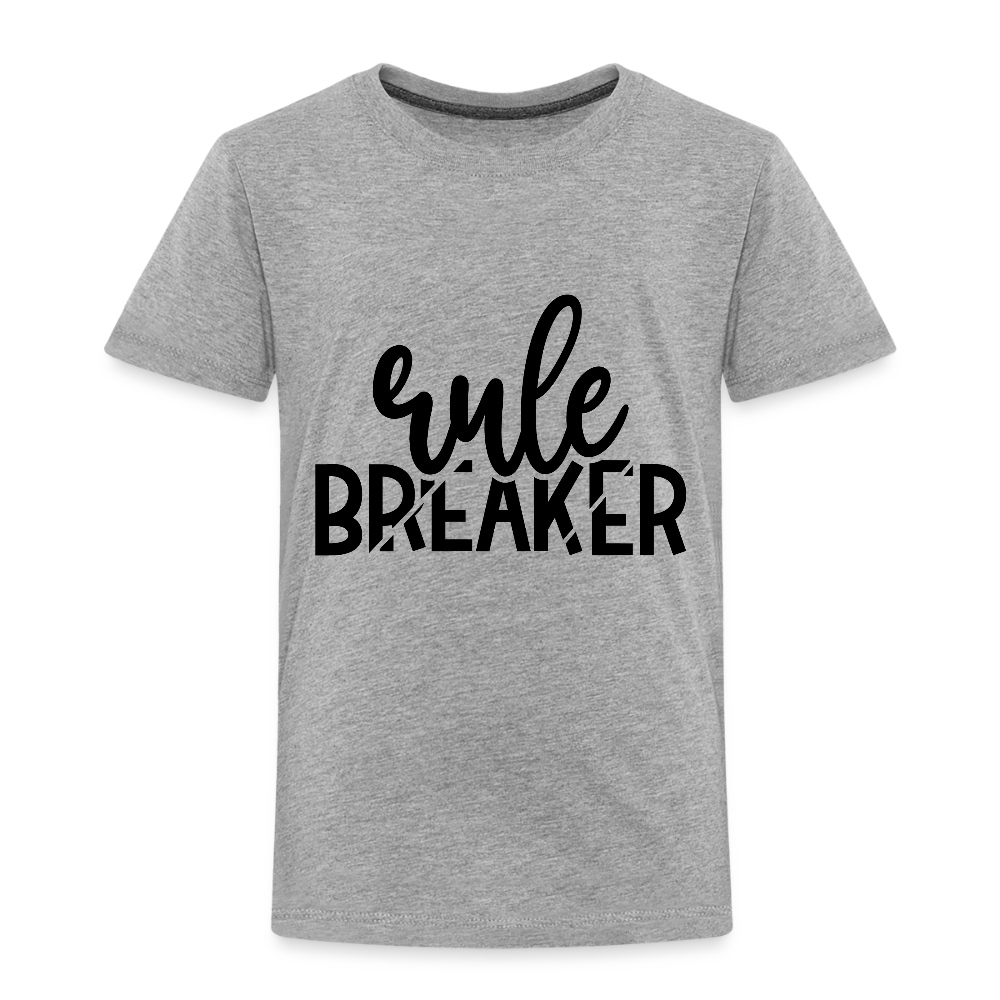 Rule Breaker - Kinder Bio T-Shirt - Grau meliert