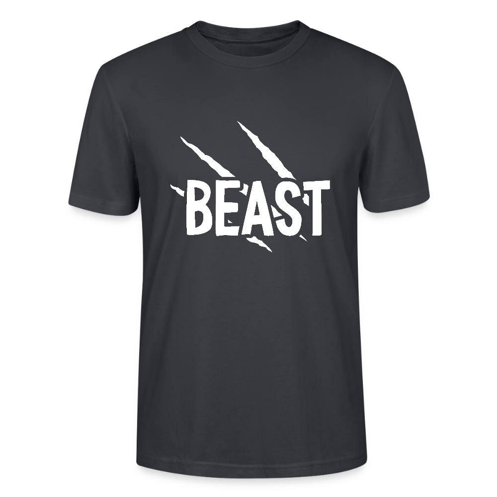 Beast - Bio Unisex T-Shirt - Dunkles Graublau