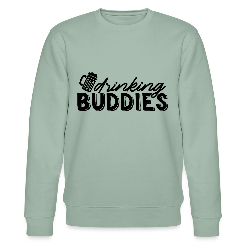 drinking Buddies - Bio Unisex Sweatshirt - Helles Graugrün