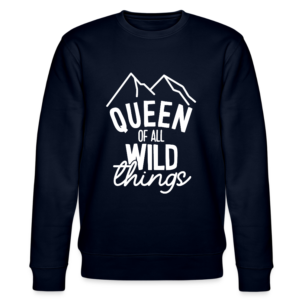 Queen of all wild things - Bio Unisex Sweatshirt - Navy