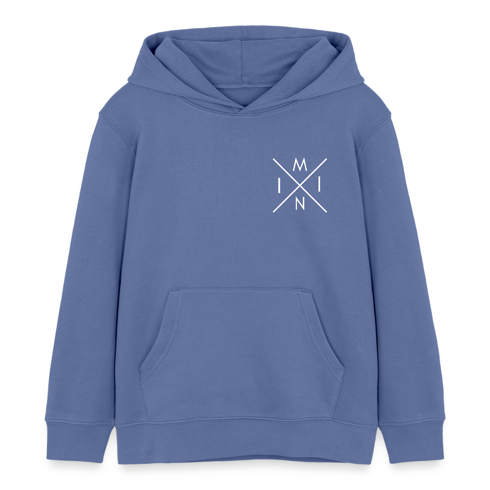 Mini - Bio Kinder Hoodie - Blau