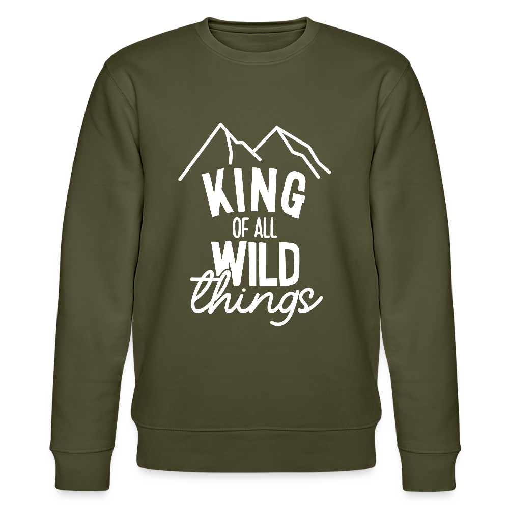 King of all wild things - Bio Unisex Sweatshirt - Khaki