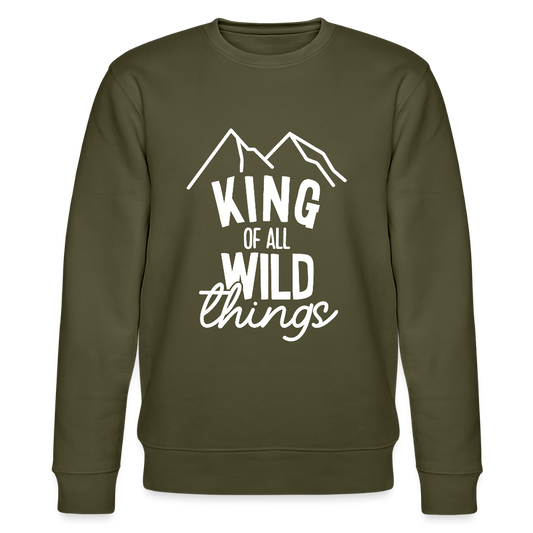 King of all wild things - Bio Unisex Sweatshirt - Khaki