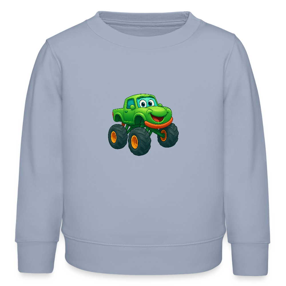 Monstertruck Kinder Bio Sweatshirt - Lavendel-Violett