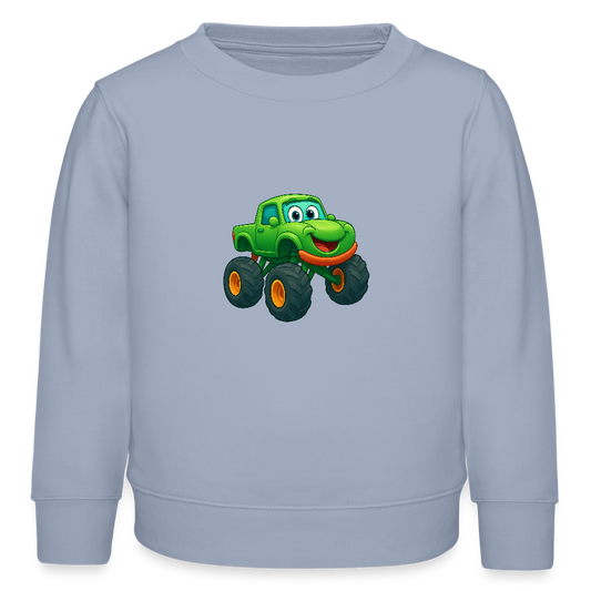 Monstertruck Kinder Bio Sweatshirt - Lavendel-Violett