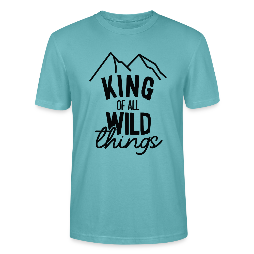 King of all wild things - Bio Unisex T-Shirt - Pastelltürkis