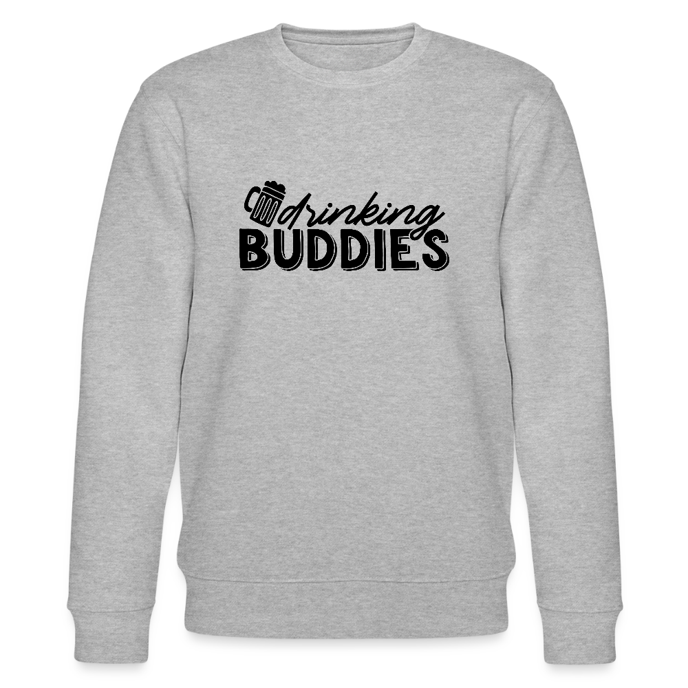 drinking Buddies - Bio Unisex Sweatshirt - Grau meliert