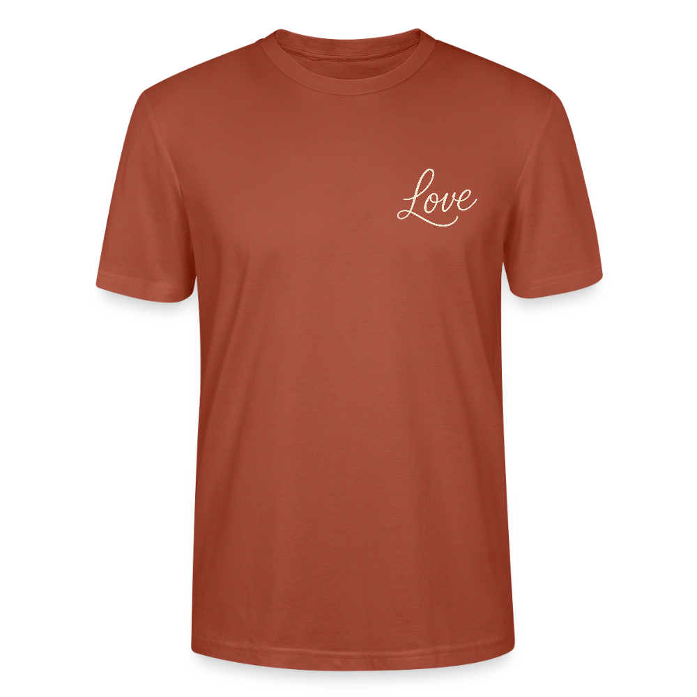 Love - Bio Unisex T-Shirt - Terrakotta