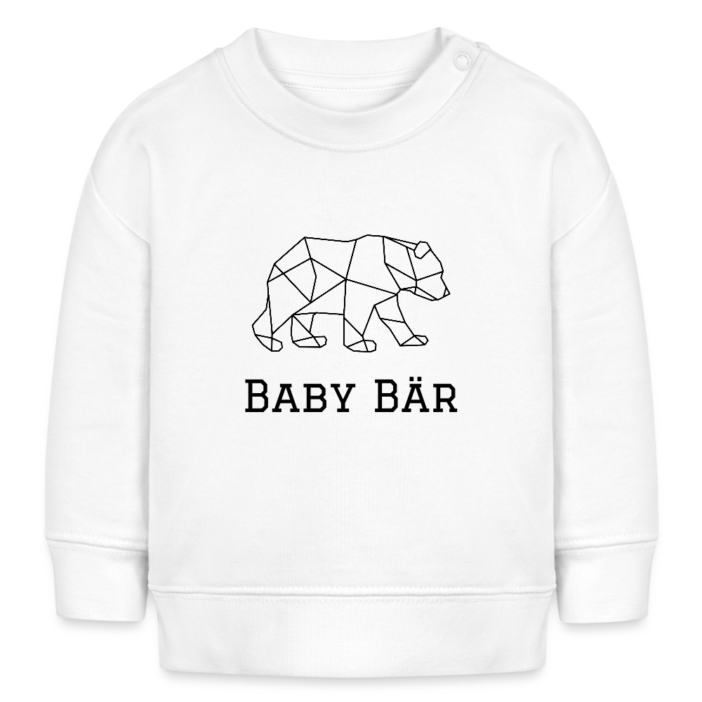 Baby Bär Bio-Sweatshirt - Weiß