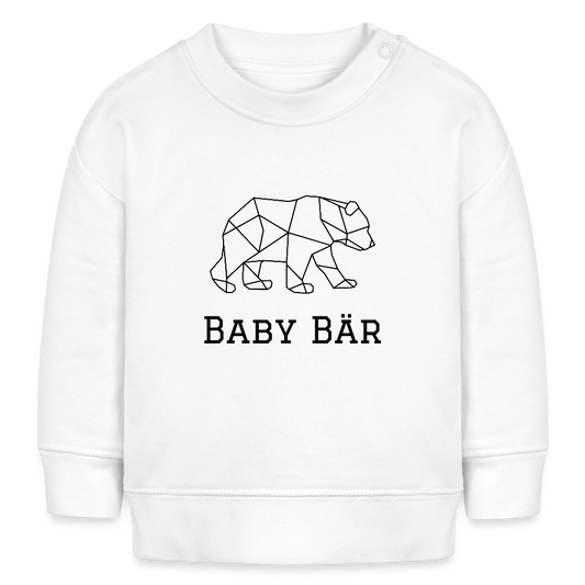 Baby Bär Bio-Sweatshirt - Weiß