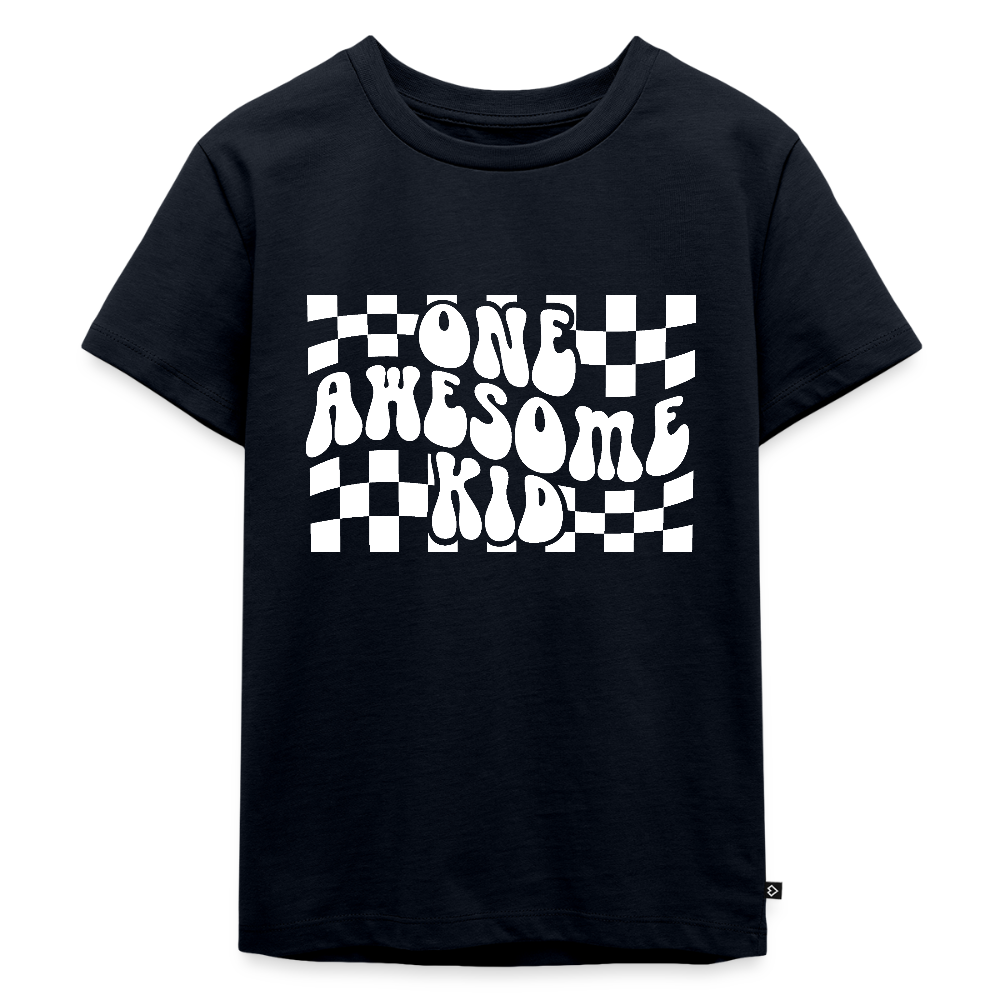 one awesome kid - Bio Kinder T-Shirt - Navy