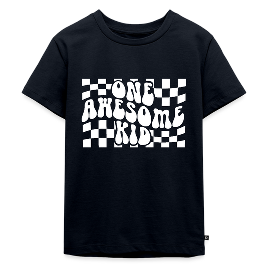 one awesome kid - Bio Kinder T-Shirt - Navy