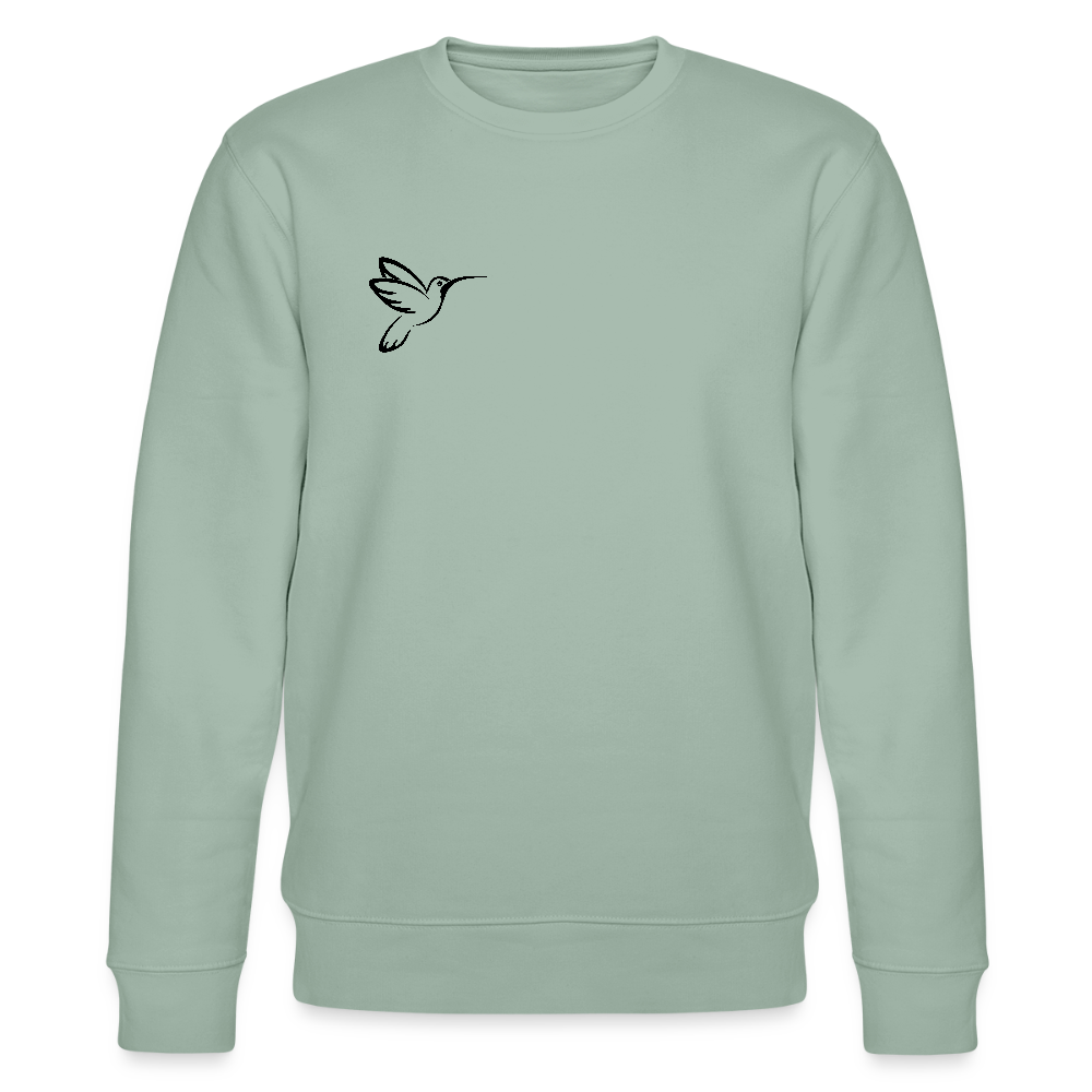 Kolibri - Bio Unisex Sweatshirt - Helles Graugrün