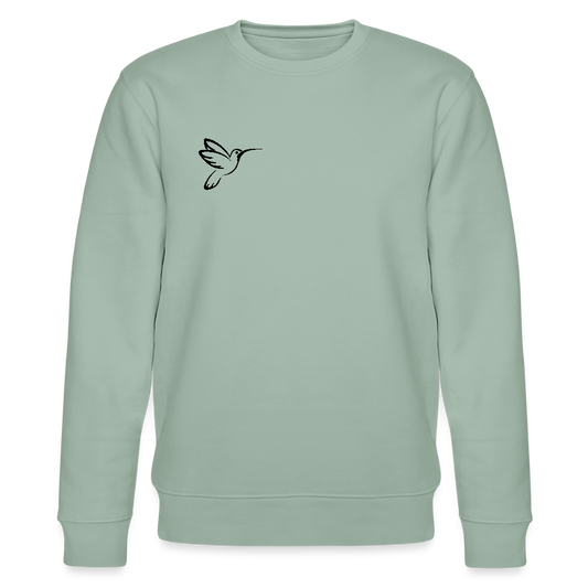 Kolibri - Bio Unisex Sweatshirt - Helles Graugrün