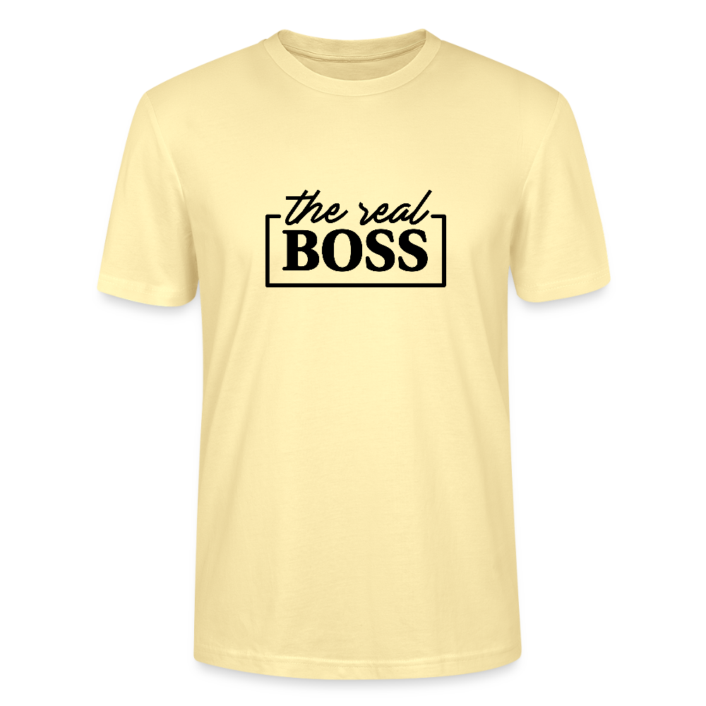 the real Boss - Bio Unisex T-Shirt - Creme