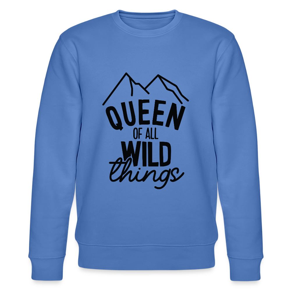 Queen of all wild things - Bio Unisex Sweatshirt CHANGER - Blau