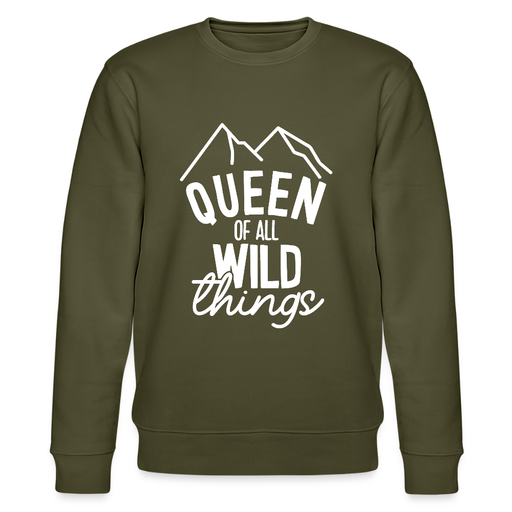 Queen of all wild things - Bio Unisex Sweatshirt - Khaki