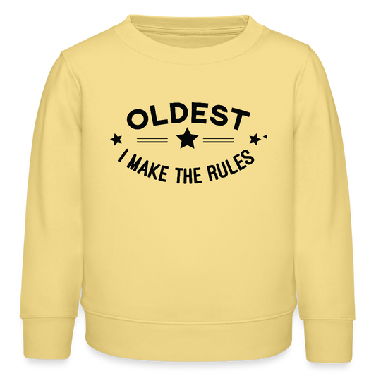 Oldest - Bio Kinder Sweatshirt - Gelb Viva 