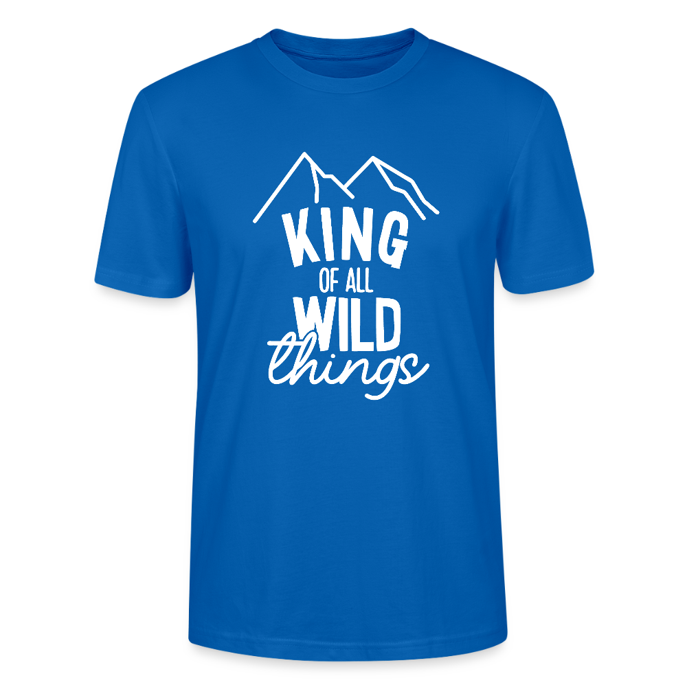 King of all wild things - Bio Unisex T-Shirt - Pfauenblau