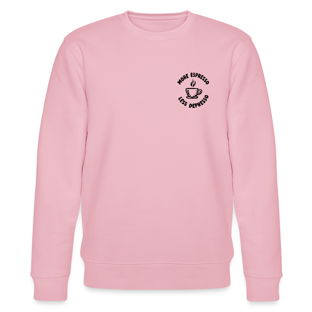 More Espresso / Less Depresso - Bio Unisex Sweatshirt - Hellrosa
