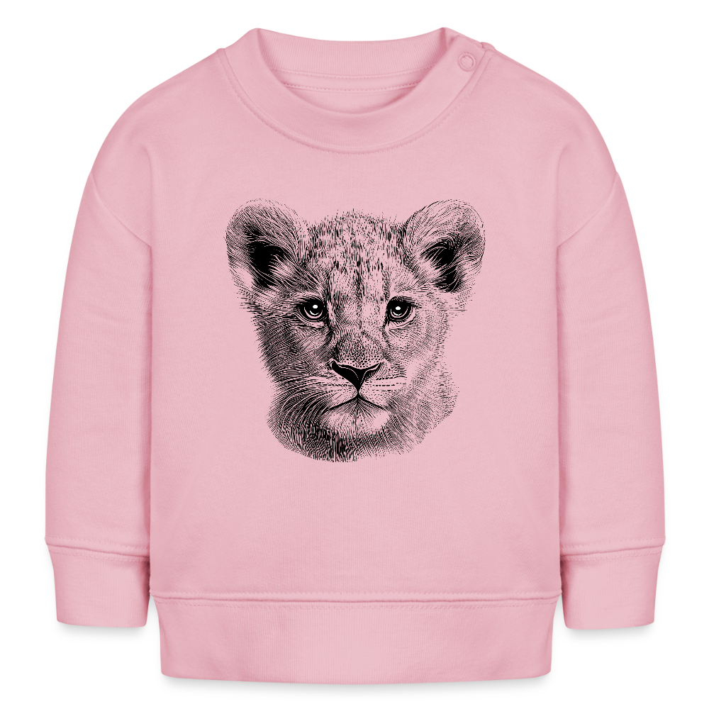 Löwenkind - Bio Baby Sweatshirt - Hellrosa