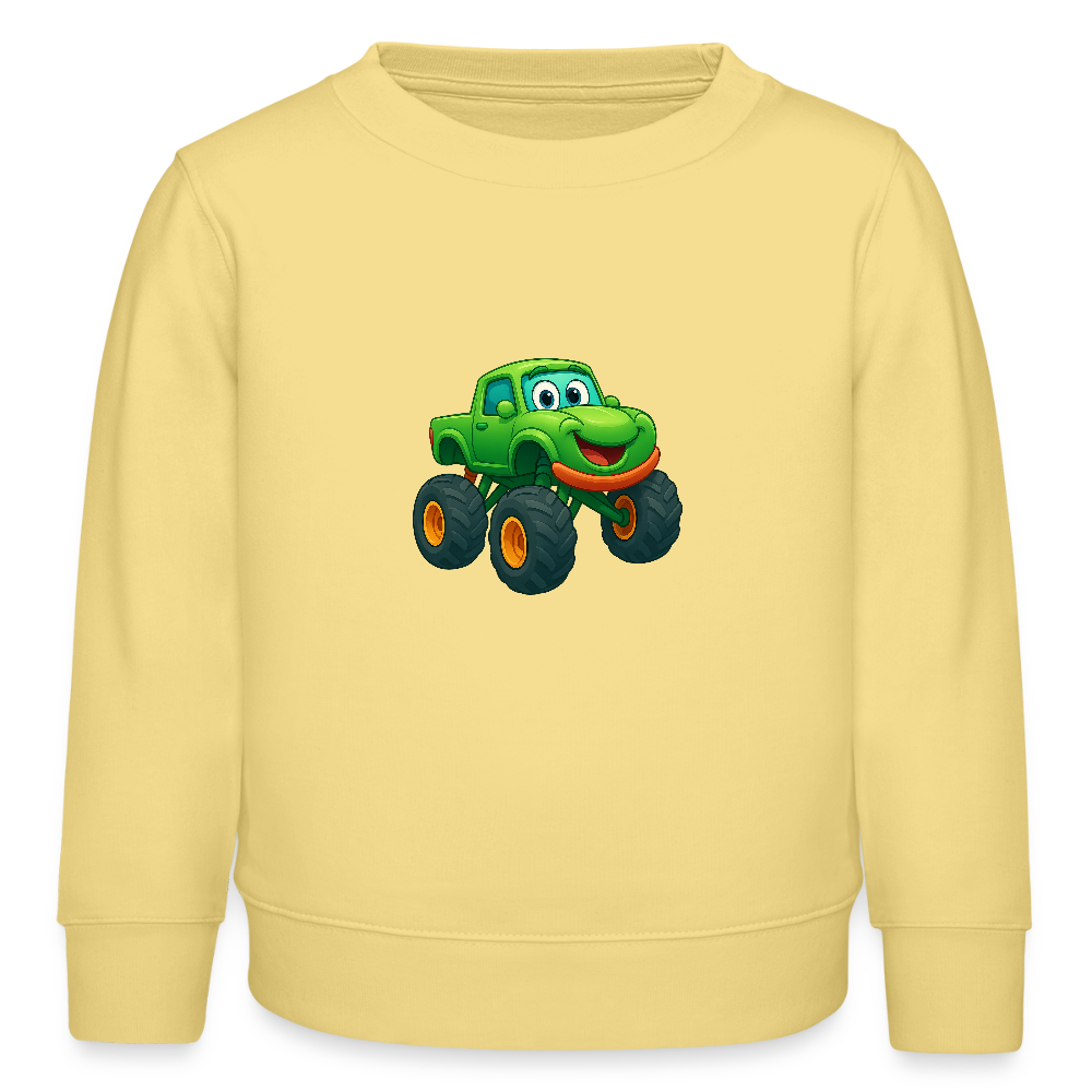 Monstertruck Kinder Bio Sweatshirt - Gelb Viva 