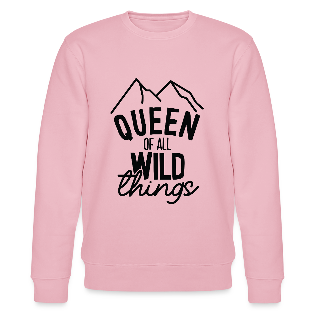 Queen of all wild things - Bio Unisex Sweatshirt CHANGER - Hellrosa