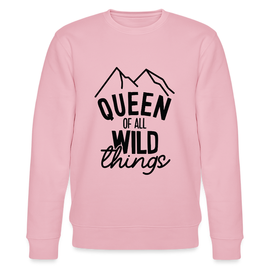 Queen of all wild things - Bio Unisex Sweatshirt CHANGER - Hellrosa