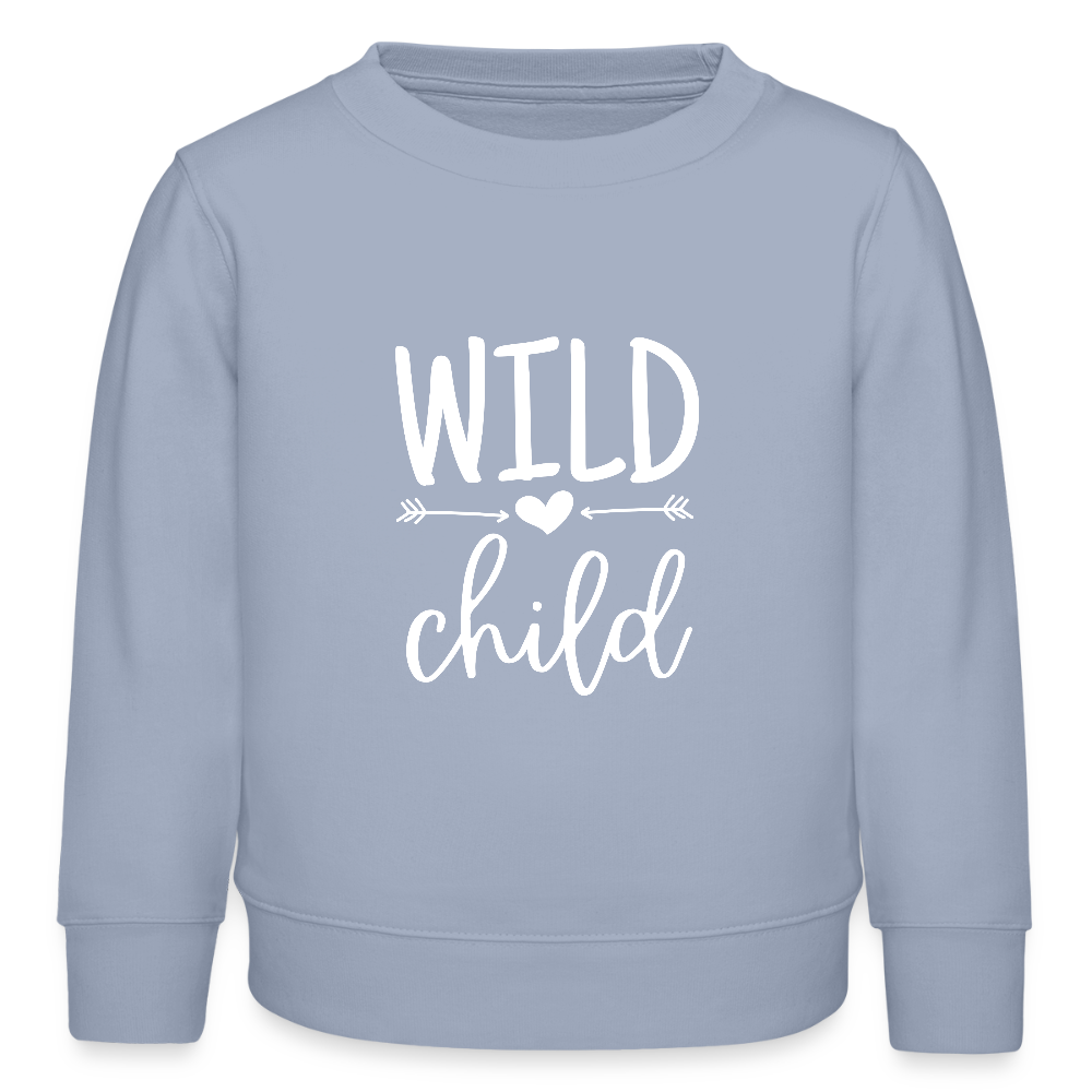 Wild child - Bio Kinder Sweatshirt - Lavendel-Violett