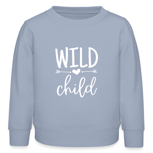 Wild child - Bio Kinder Sweatshirt - Lavendel-Violett
