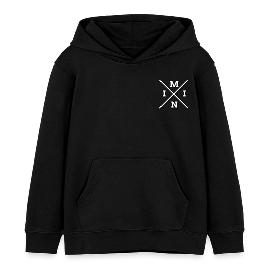 Mini - Kinder Bio-Hoodie - Schwarz