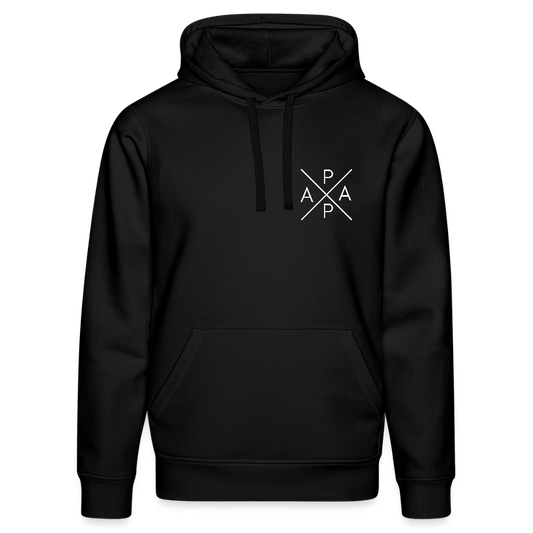 Papa - Bio Unisex Hoodie - Schwarz