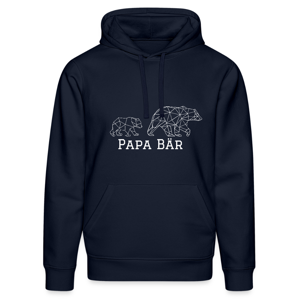 Papa Bär Unisex Bio-Hoodie - French Navy