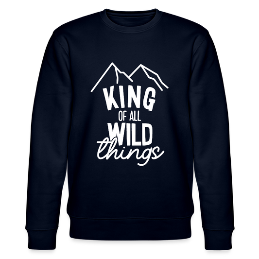 King of all wild things - Bio Unisex Sweatshirt - Navy