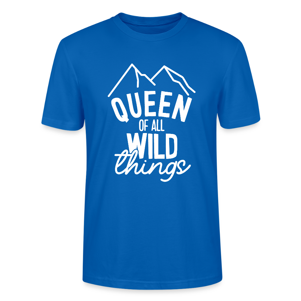 Queen of all wild things - Bio Unisex T-Shirt - Pfauenblau